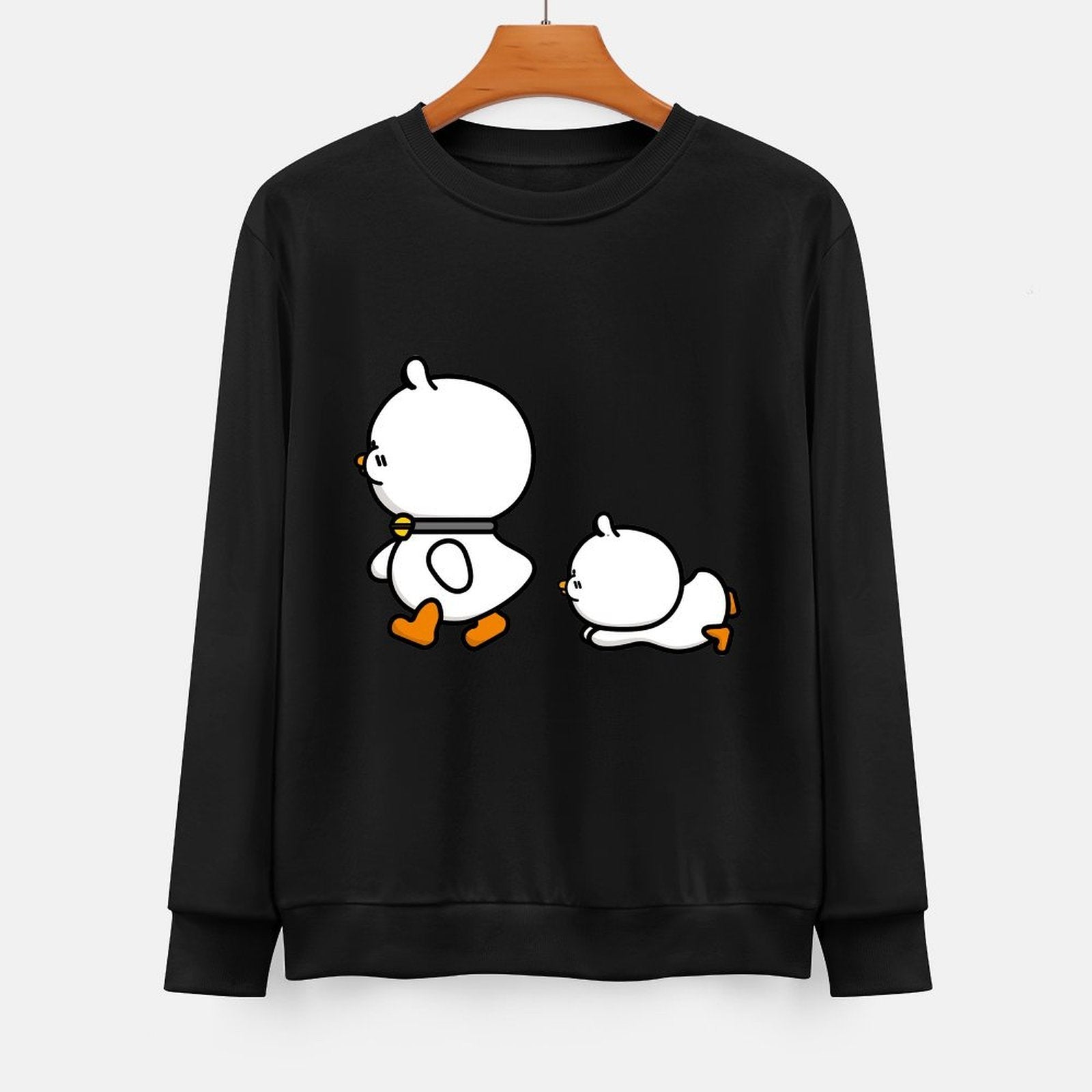 Front Patterned Long Sleeve TopSoft Sleek